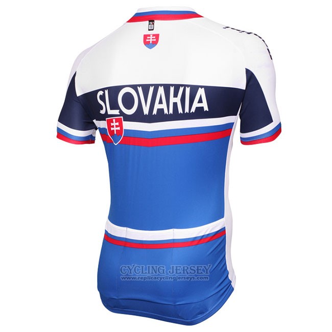 2018 Cycling Jersey Russia Blue White Short Sleeve and Bib Short